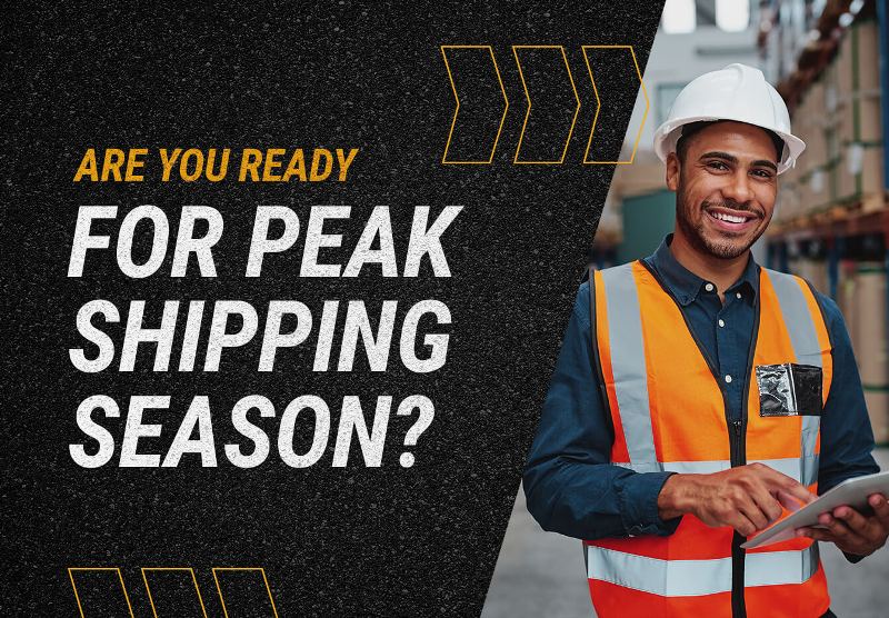Peak Shipping Season Graphic